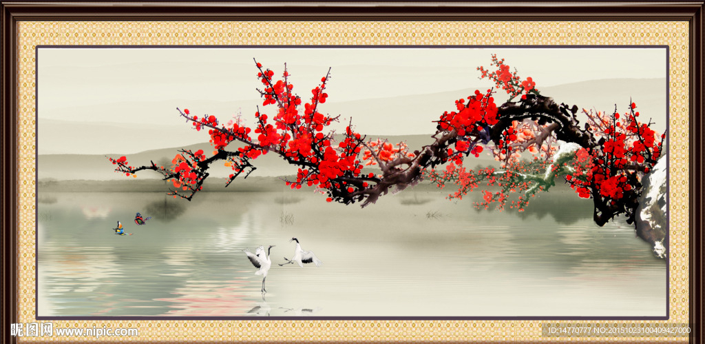 梅花装饰画