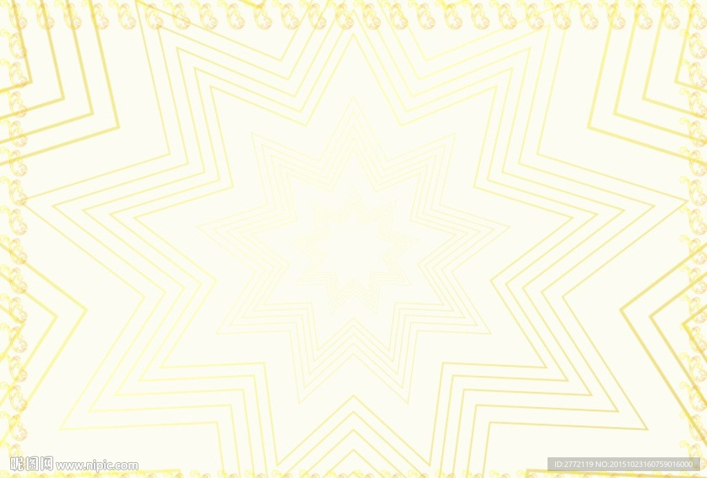 金边 许可证书纹