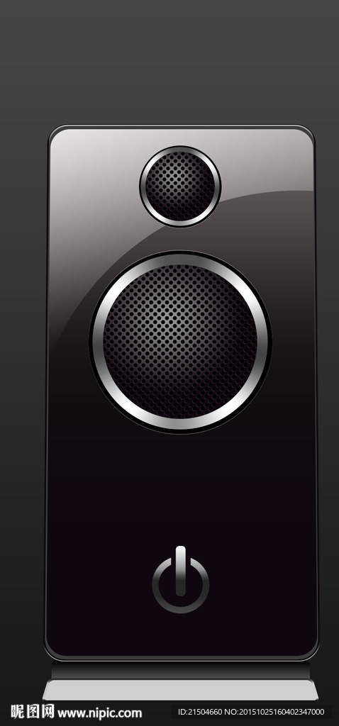 精致音响写实物品