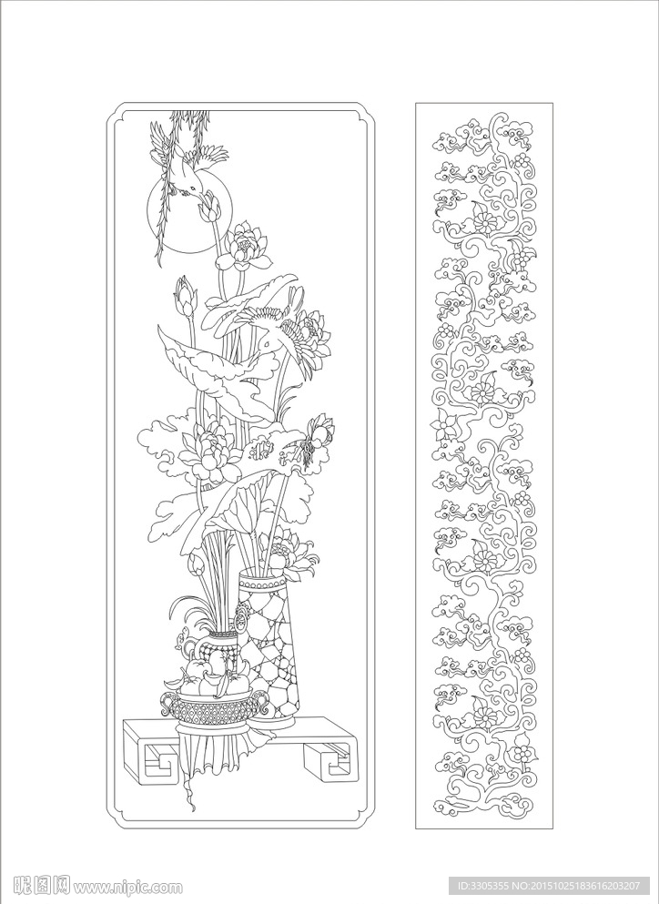 花纹雕刻