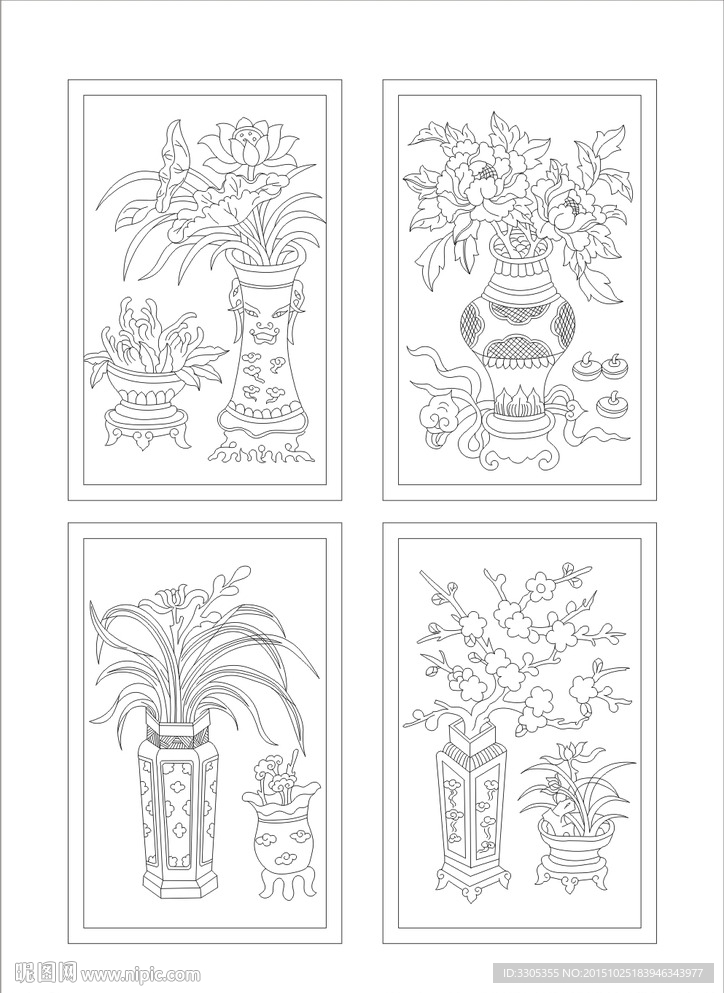 花纹雕刻