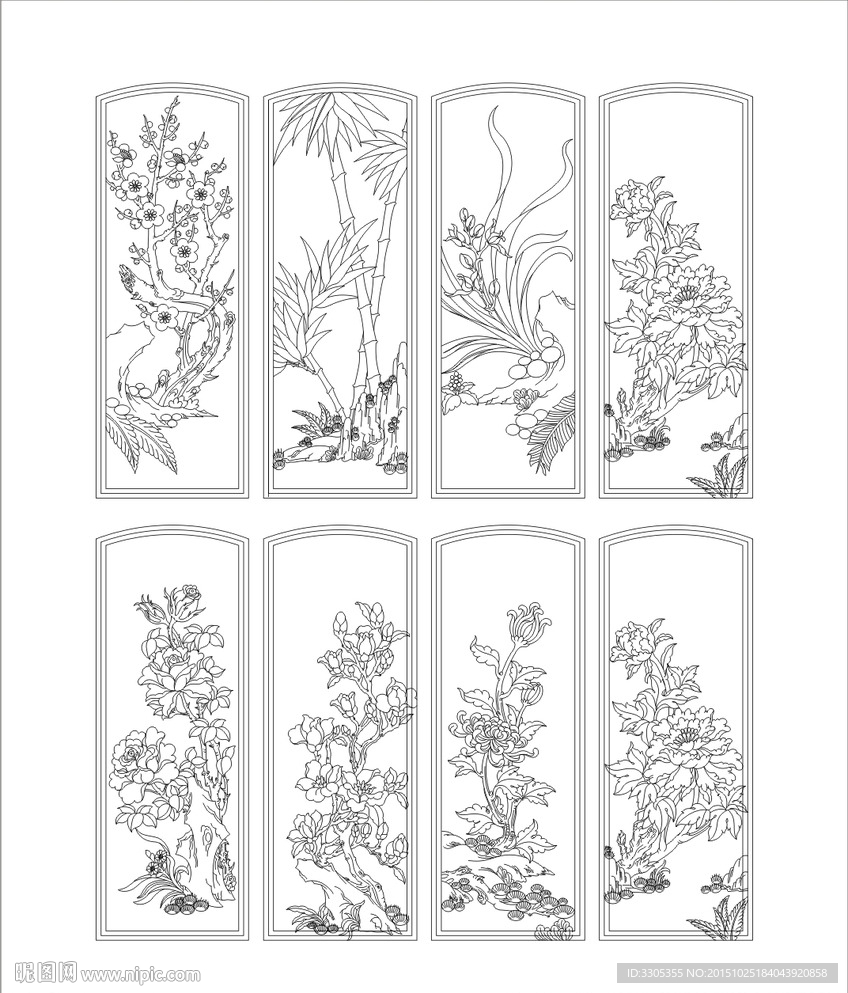 花纹雕刻