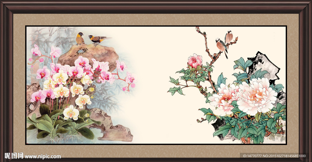 花鸟图 花开富贵