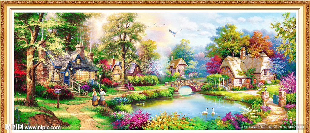 油画风景