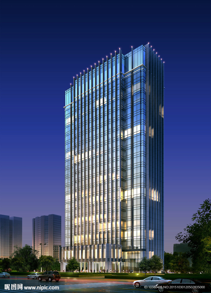 商业写字楼效果图