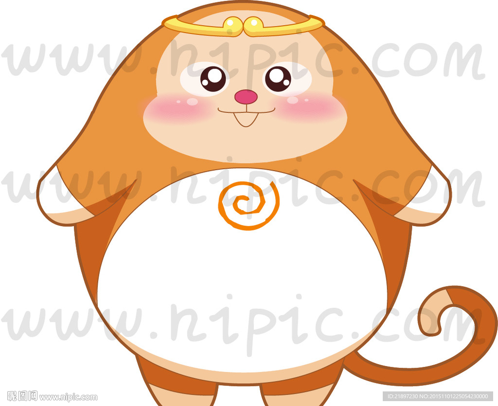 卡通抱枕猴子