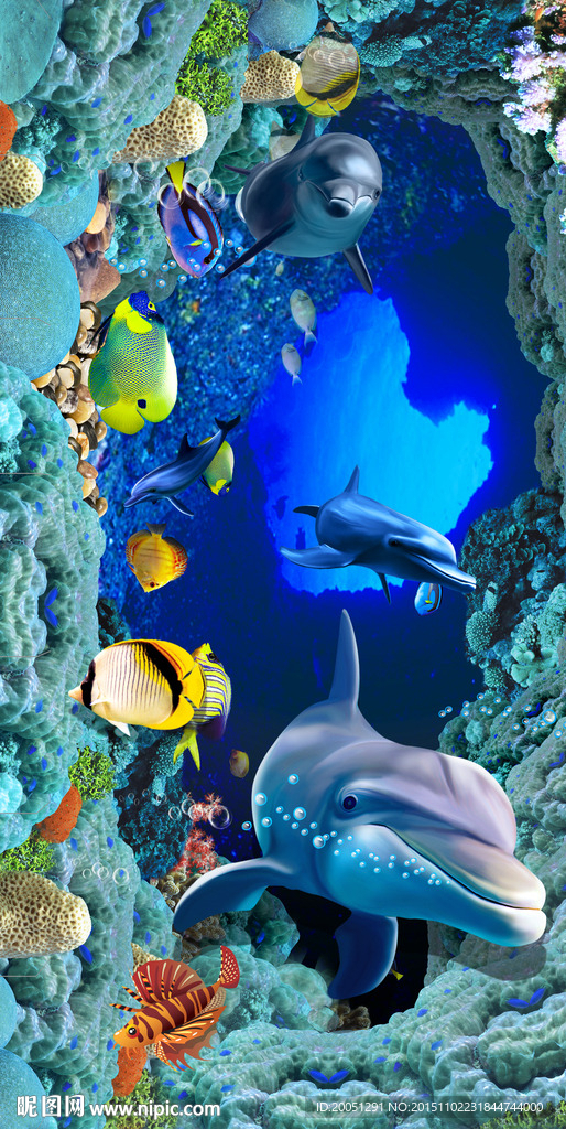 3d海豚玄关