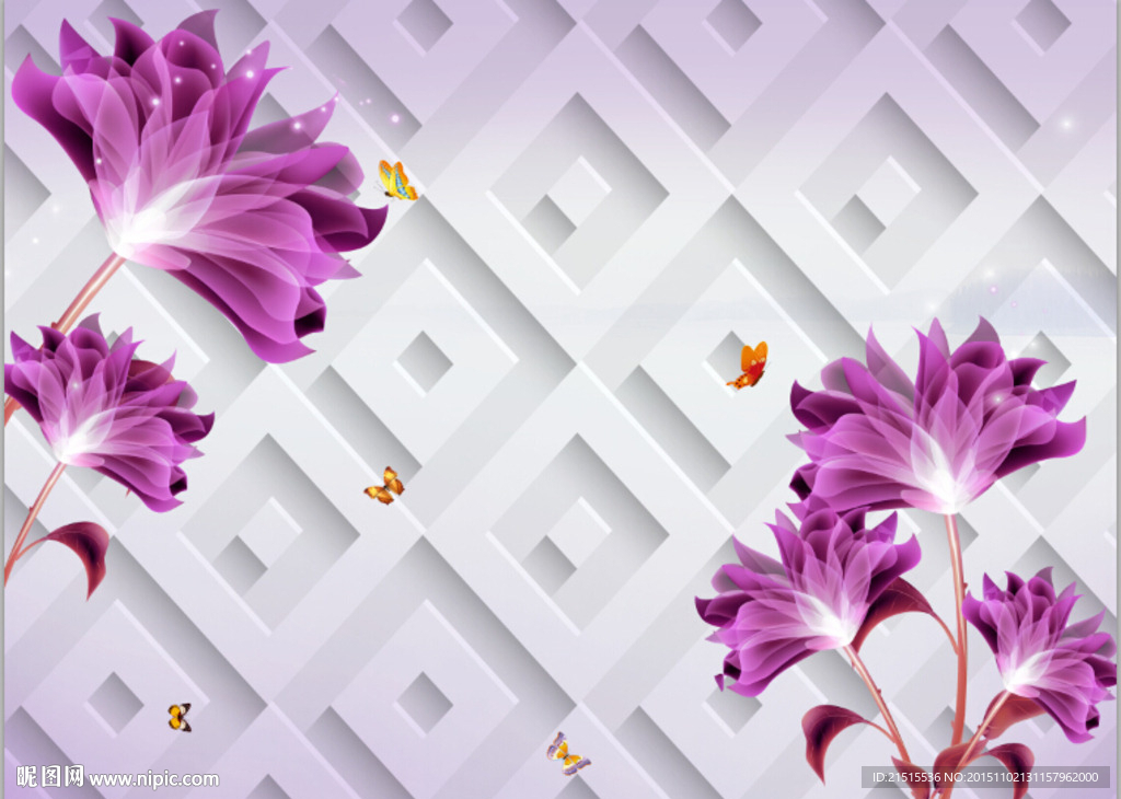 3D梦幻花
