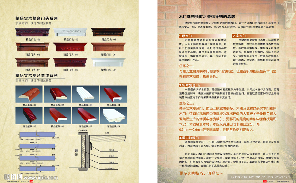 木门画册 套线 门头