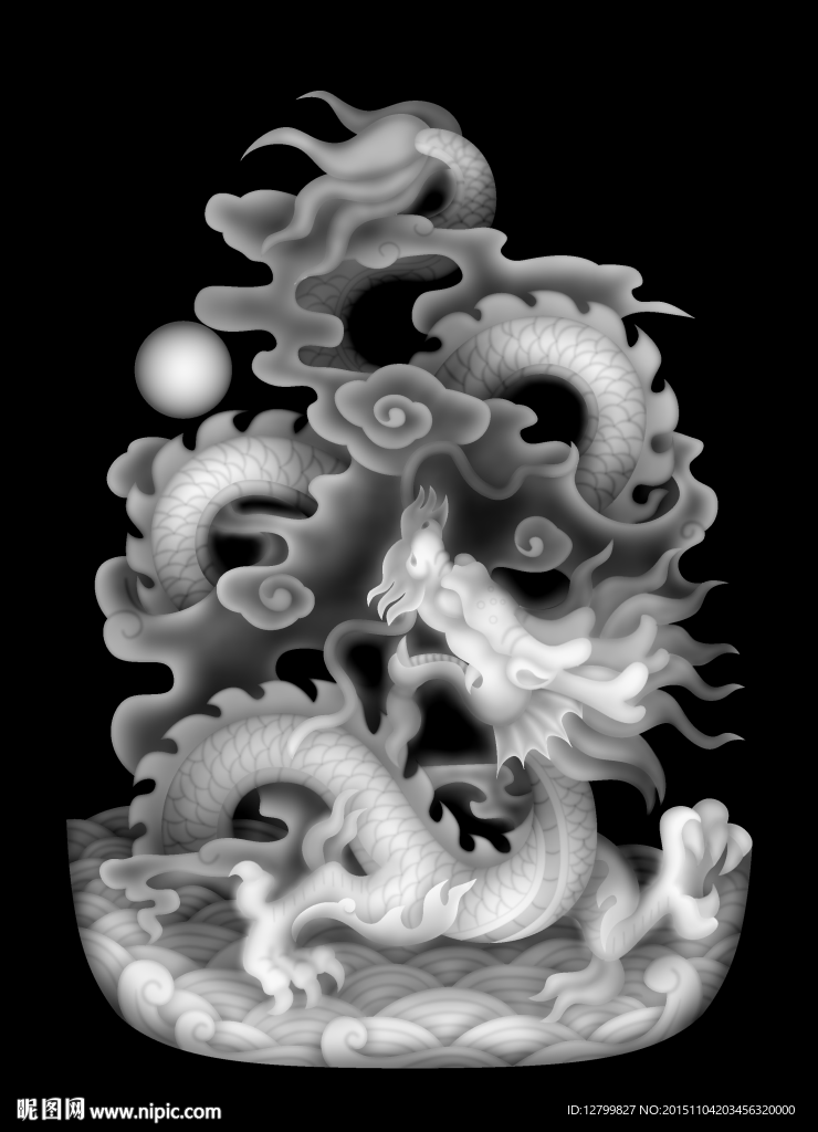 精品龙牌灰度图