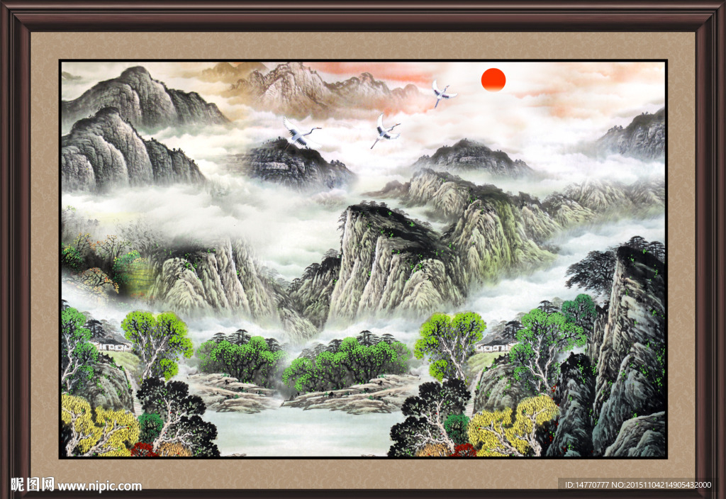 山水国画