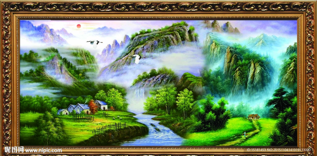 油画风景