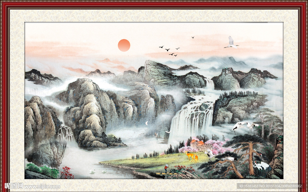 山水国画