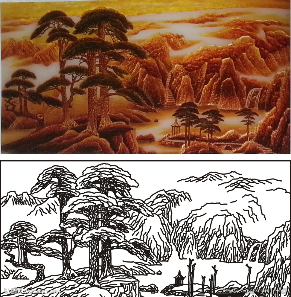 山水画