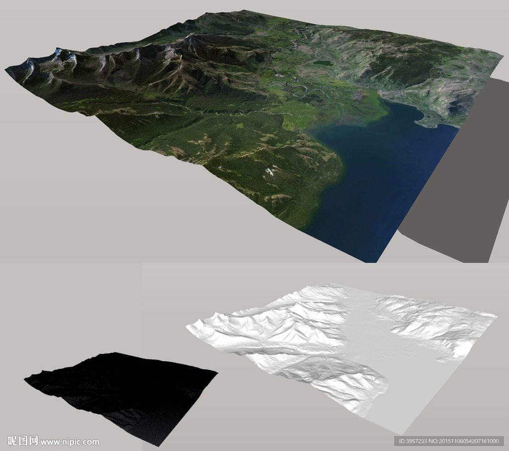 超大山水3D模型