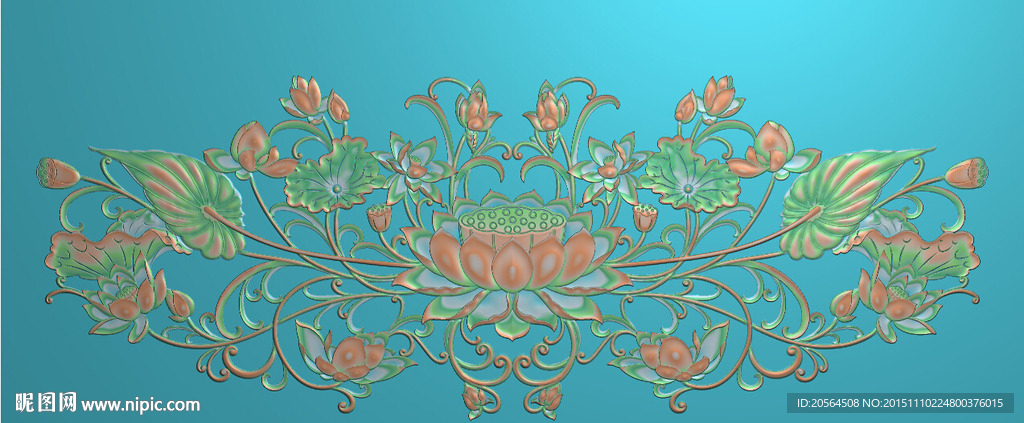 精品莲花图