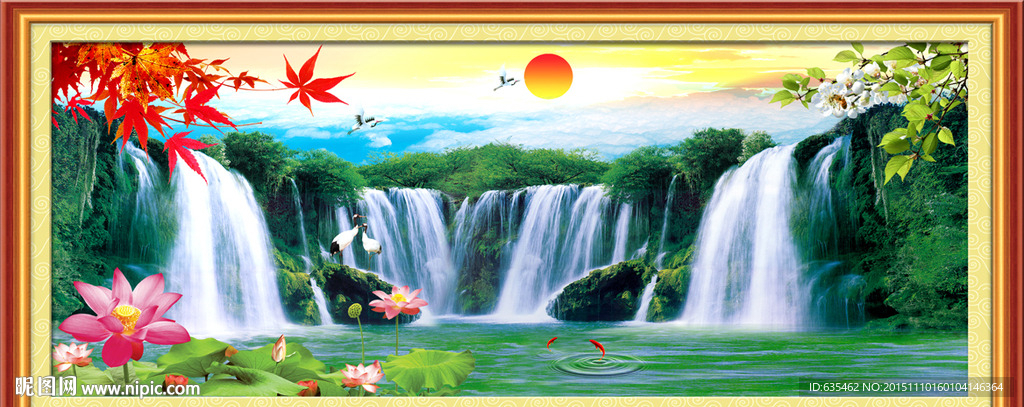 山水风景画