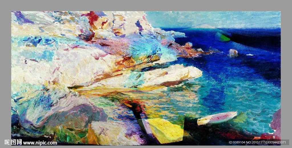 抽象油画