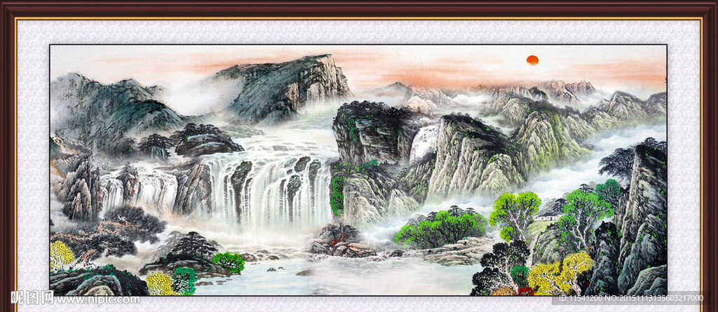 国画山水