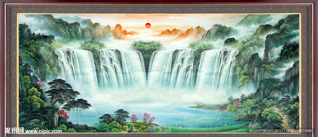 国画山水