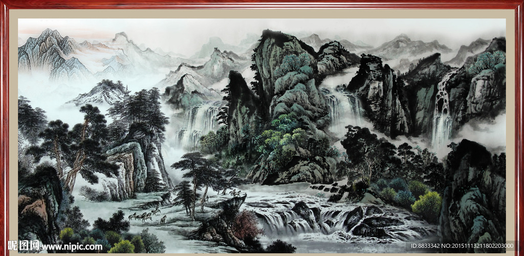 山水国画
