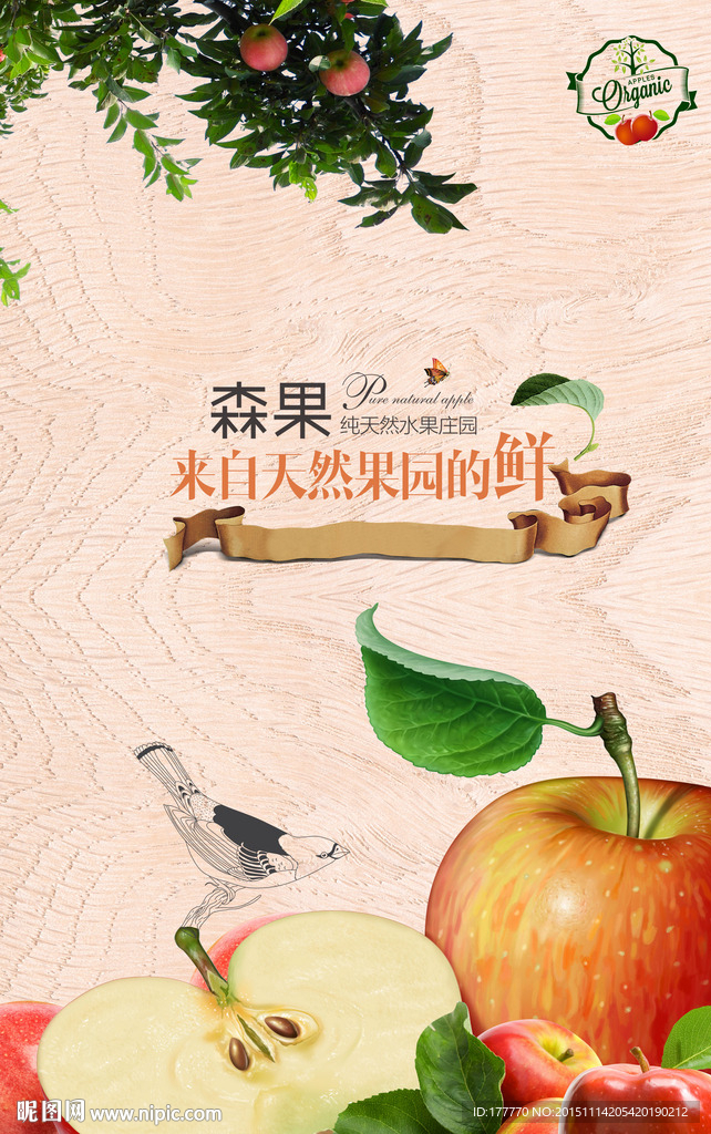 苹果海报 苹果包装