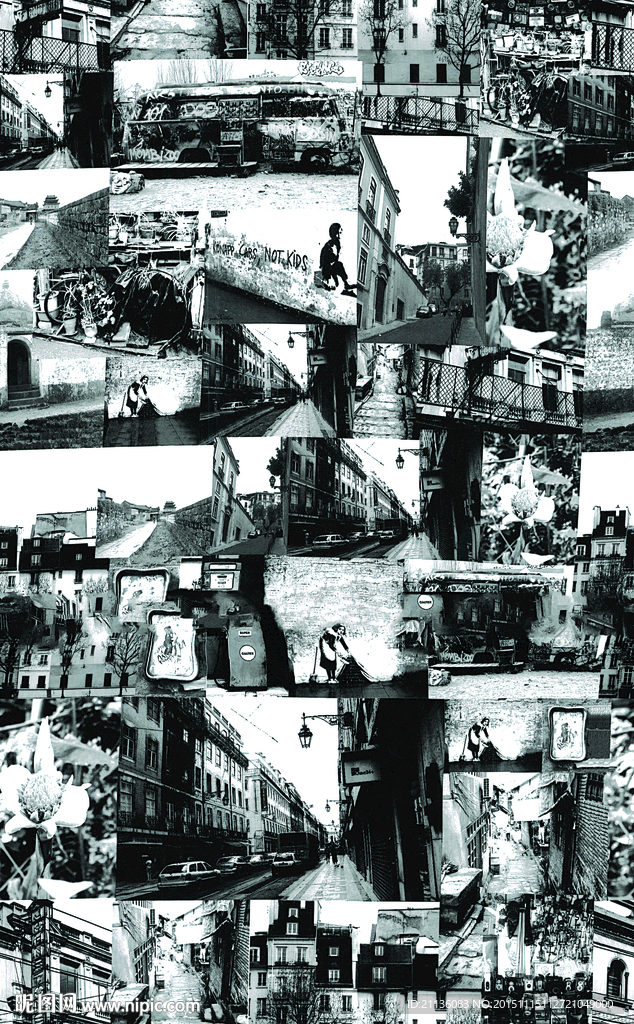 数码印花  立体花朵  灰色