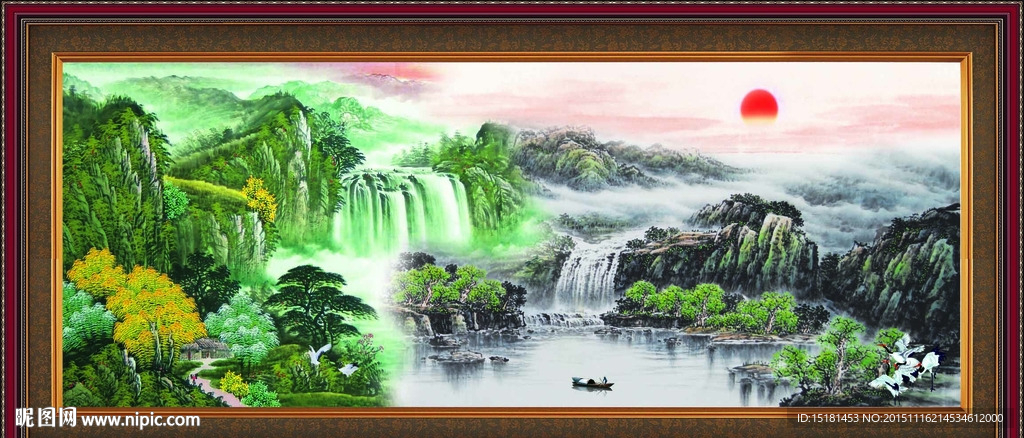 国画山水