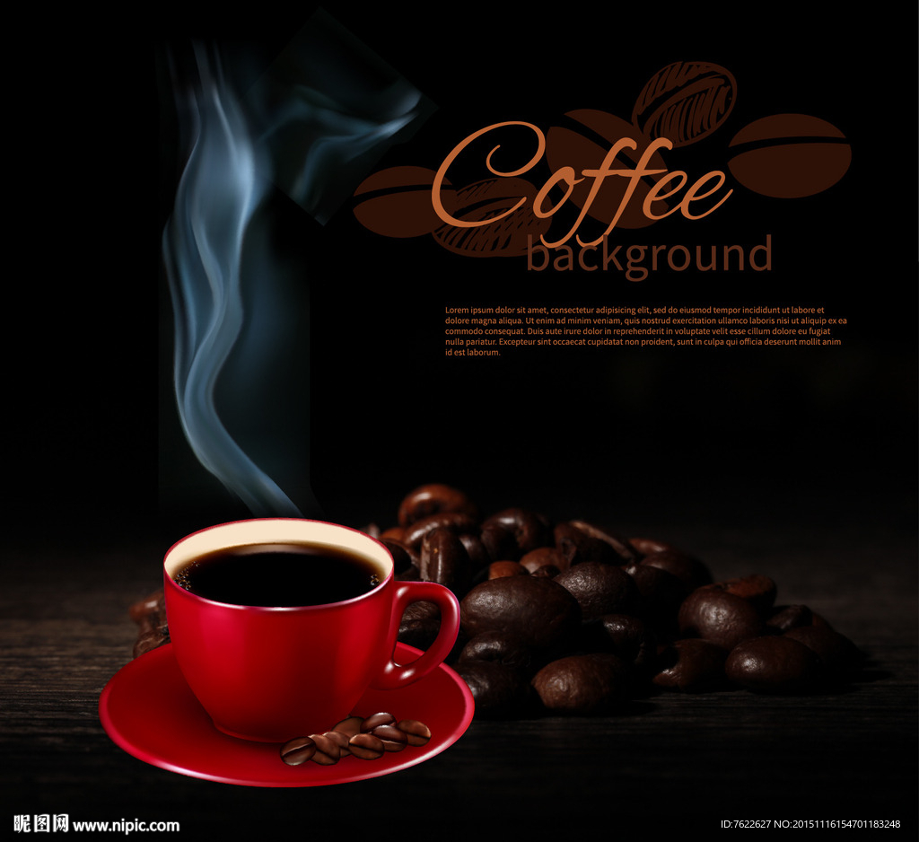 咖啡海报图片