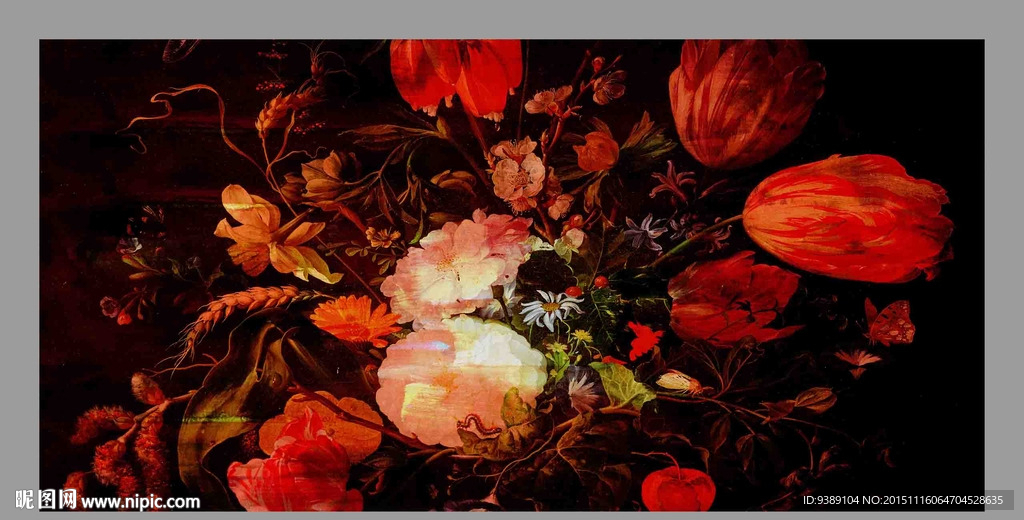 花卉油画