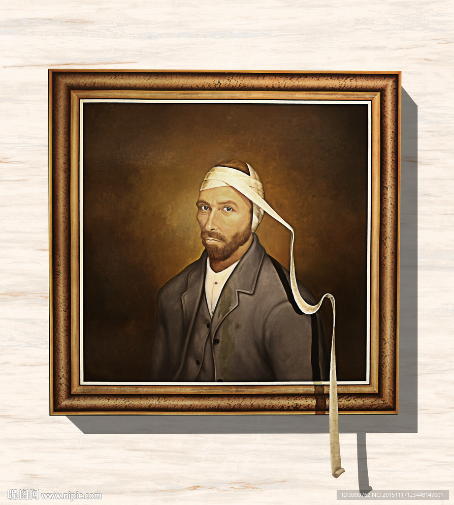 包扎头部互动3D画