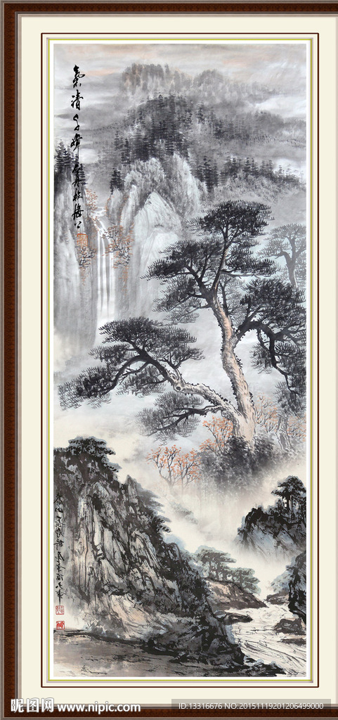 巨幅山水画