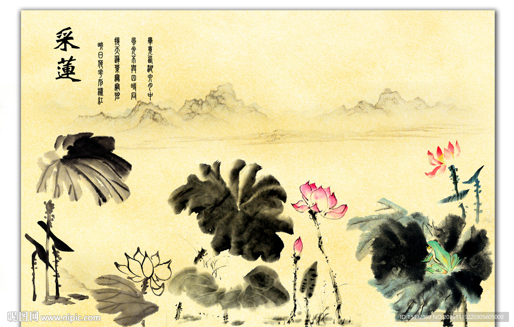 荷花图
