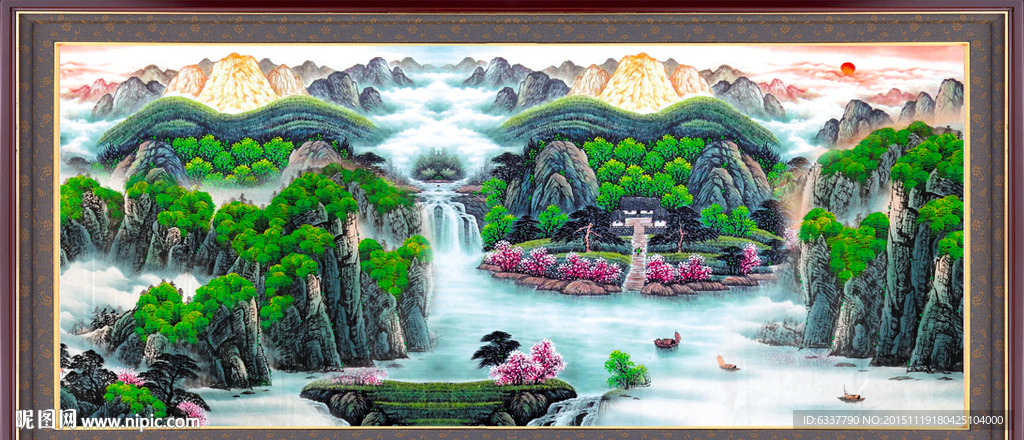 山水国画