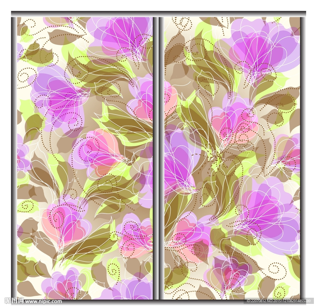 梦幻花朵