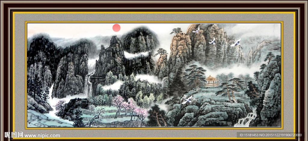 山水国画