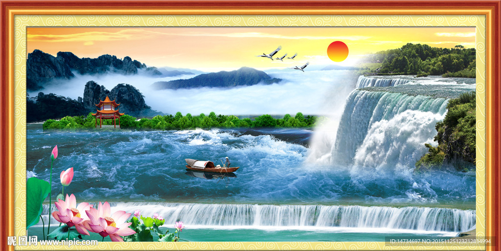 山水国画
