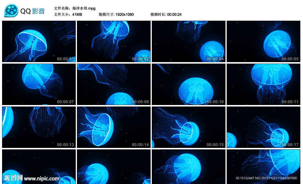 海洋水母水族馆背景舞台演出背景