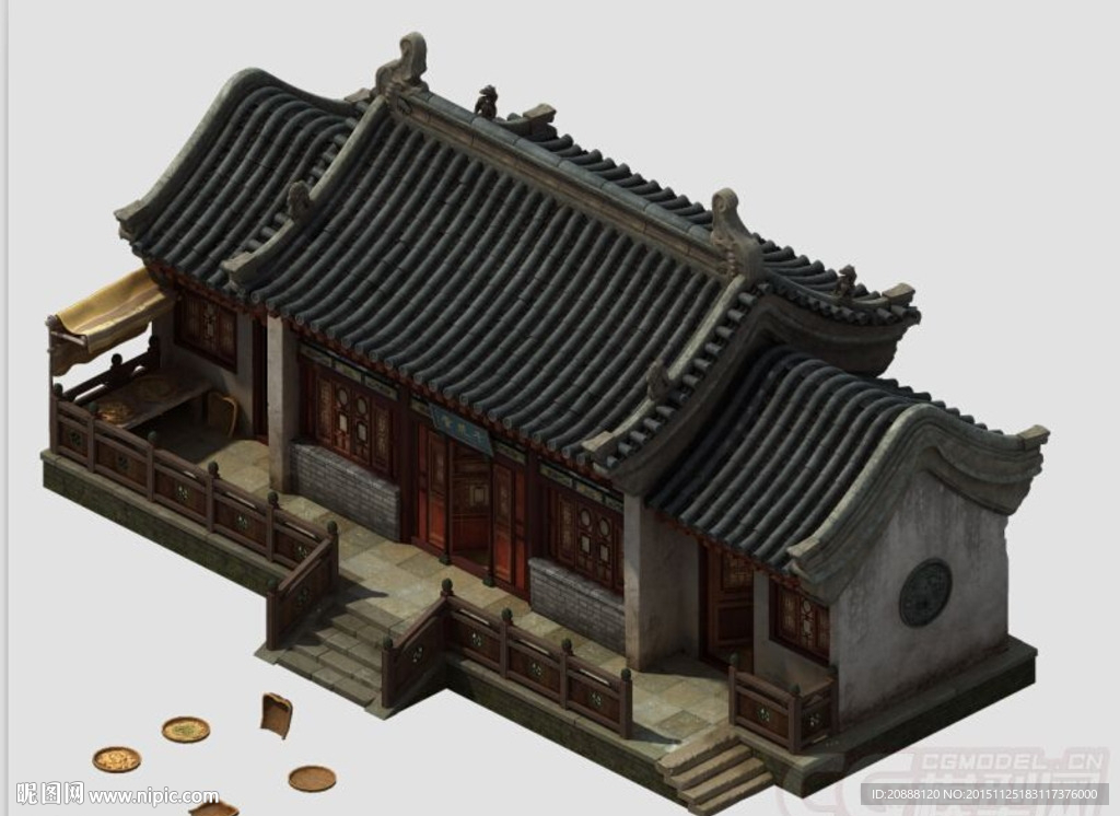 精细古建