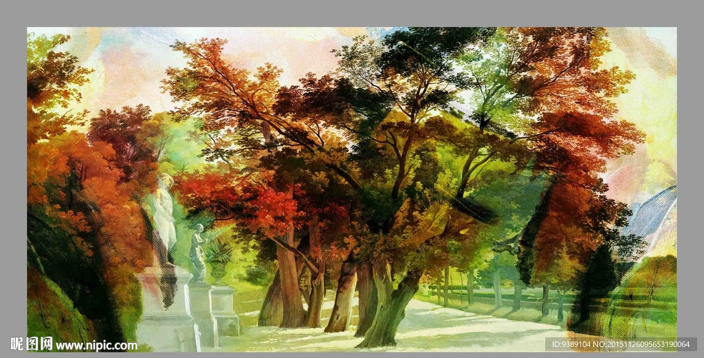 树油画