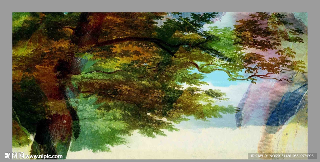 树木油画