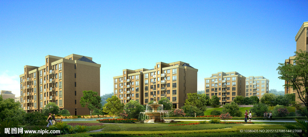 多层小区效果图