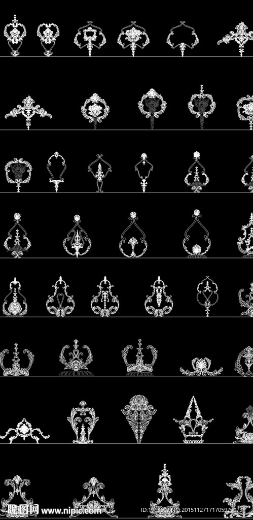 43款欧式雕花构件
