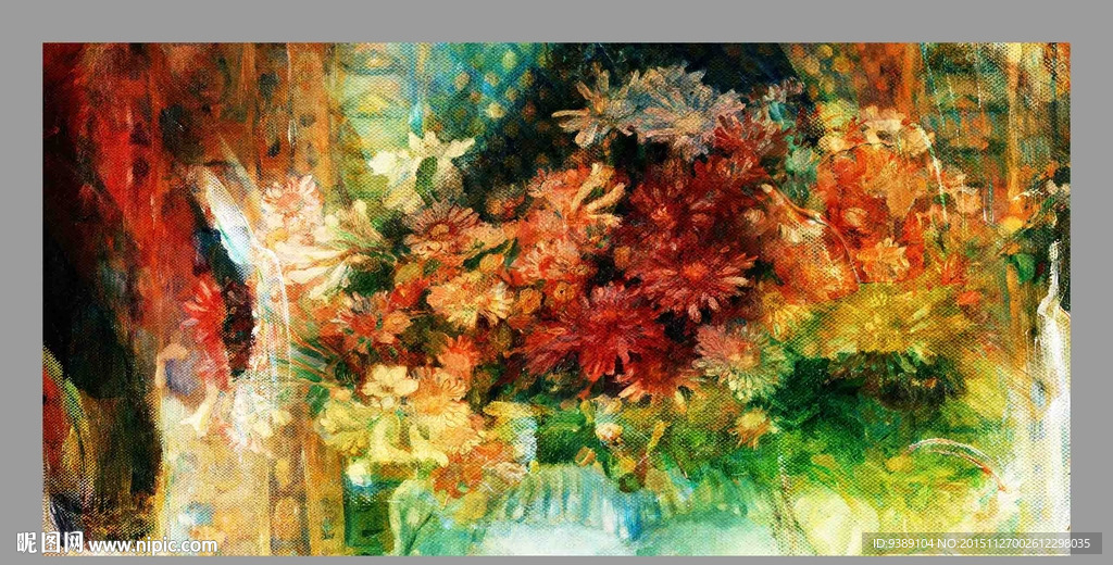 花卉油画