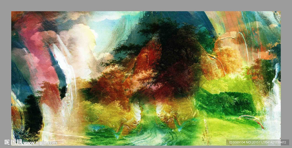 抽象油画
