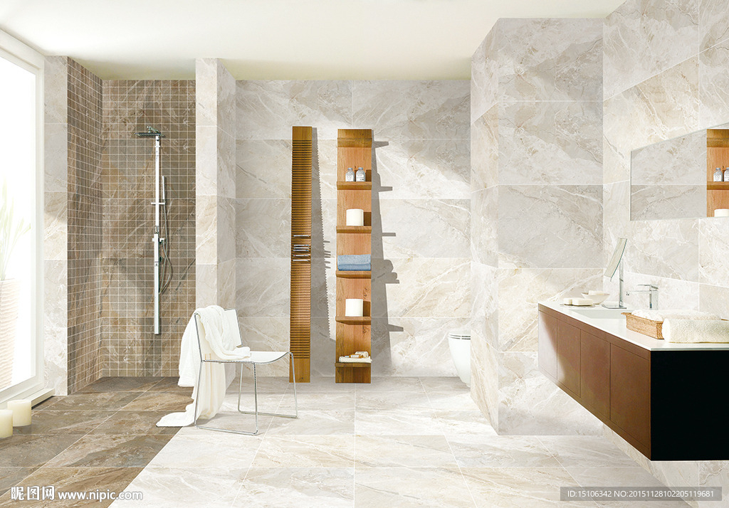 卫生间分层效果图