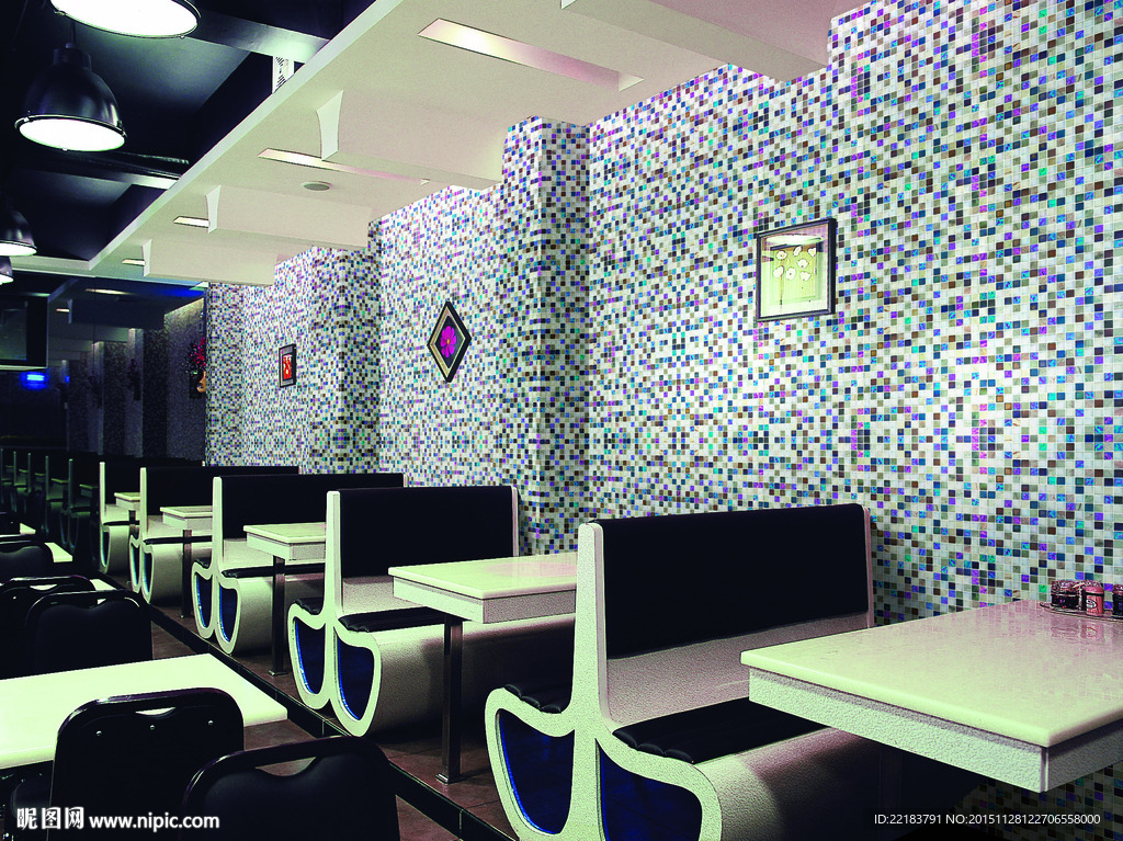 马赛克分层效果图