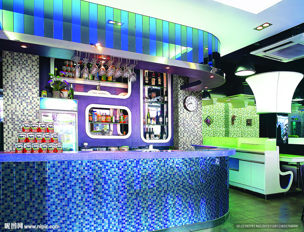 马赛克分层效果图