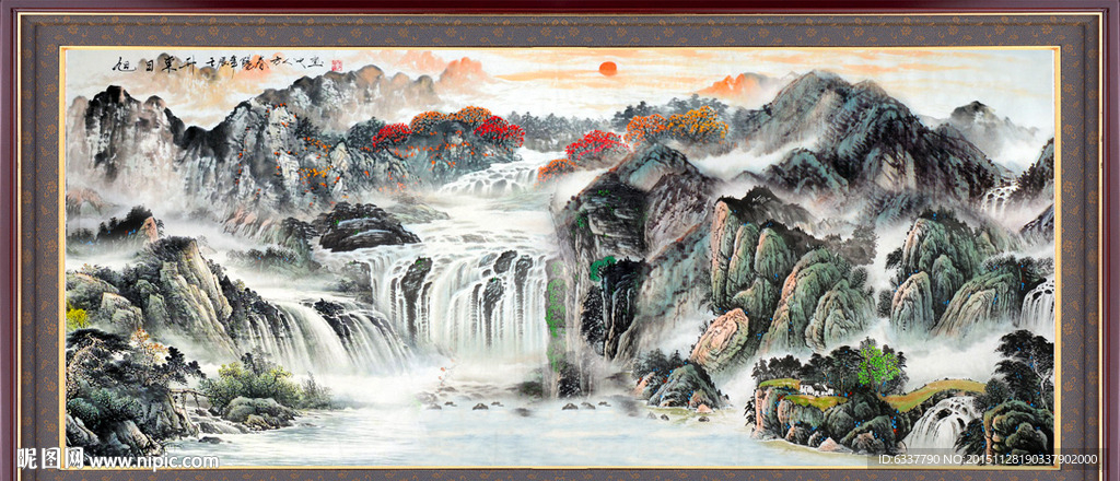 国画山水