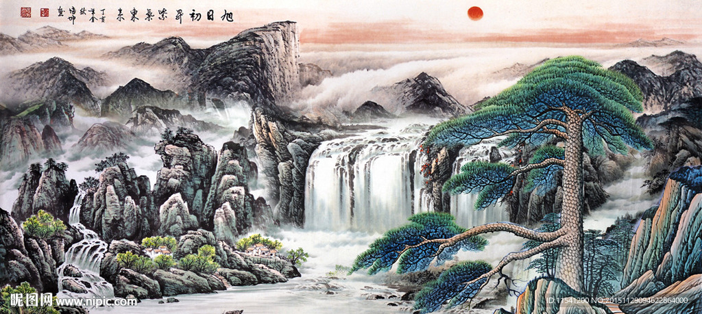 山水风景画